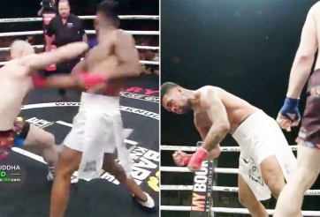 Võ sĩ Mỹ đấm đối thủ bất tỉnh, ngã quỵ tự do