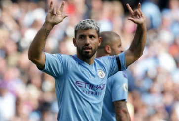 Aguero lập cú đúp, Man City hủy diệt Brighton trên sân nhà