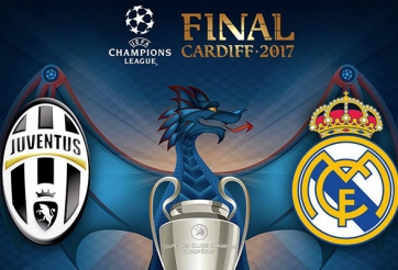 Lịch thi đấu Chung kết Cúp C1 2017: Real vs Juventus