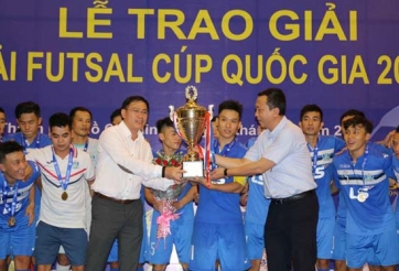 Kết thúc giải Futsal Cúp QG 2016: Thái Sơn Nam trở thành tân vương