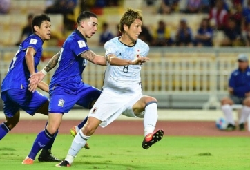  Kagawa lập cú đúp, Nhật Bản hủy diệt Thái Lan