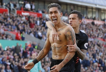 Coutinho tỏa sáng, Liverpool ngược dòng đánh bại Stoke City