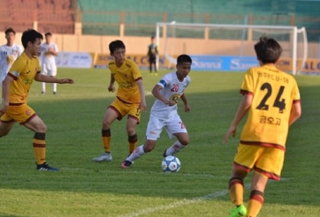 Phung phí cơ hội U19 HAGL và U19 Gwangju chia điểm đáng tiếc