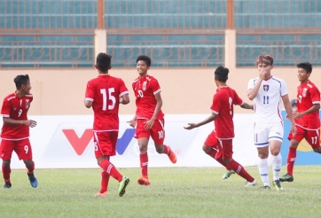 U19 Myanmar trở lại cuộc đua sau trận thắng nhẹ U19 Đài Loan