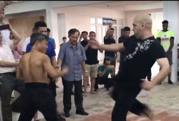 Tình huống đáng buồn ở trận đấu giữa Flores và Bảo Châu