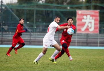 Cận cảnh U23 VN hòa U23 Palestine trước VCK U23 châu Á 2018