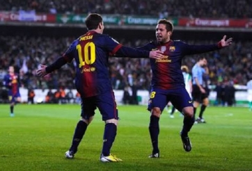 Barcelona 3-0 Levante: Song sát Messi, Suarez tỏa sáng
