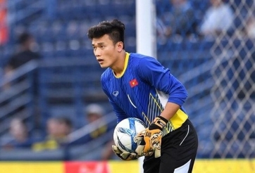 Thủ môn Bùi Tiến Dũng bắt chính ở sân chơi AFC Cup 2018