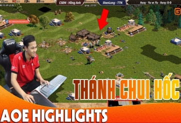 Video: Siêu phẩm trong kèo giao hữu AOE Việt Trung 2019 của Chim Sẻ Đi Nắng