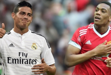 Tin chuyển nhượng 27/12: Xong tương lai Martial, James Rodriguez…