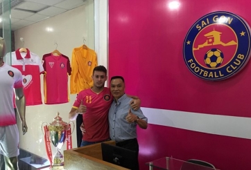 Sài Gòn ra mắt tân binh từng khoác áo tuyển trẻ Brazil