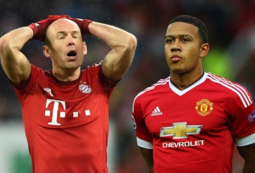 Chuyển nhượng sáng 17/1: M.U lại từ chối bán Depay, Xong tương lai Robben