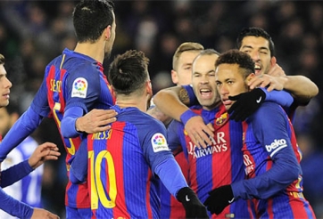Barca trả giá đắt cho chiến thắng trước Sociedad