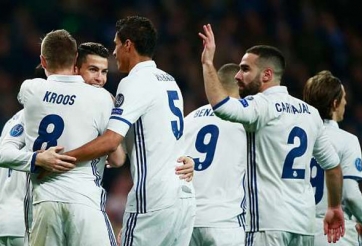 ĐHTB lượt đi vòng 1/8 Champions League: Real áp đảo