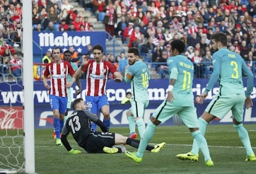 Messi lập công, Barca nhọc nhằn vượt ải Atletico Madrid