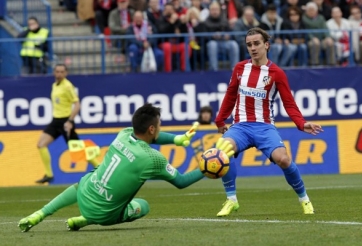 Griezmann lập cú đúp, Atletico thắng cách biệt Valencia