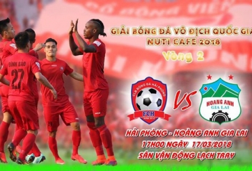 Kết quả Hải Phòng vs HAGL: Chia điểm tại Lạch Tray