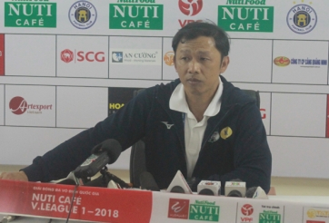 HLV Dương Minh Ninh lý giải nguyên nhân HAGL thua đậm Hà Nội
