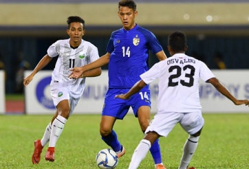 ĐỊA CHẤN: U21 Thái Lan bị Đông Timor loại khỏi giải ĐNÁ