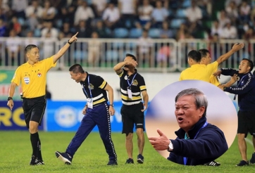 HLV Lê Thụy Hải nói gì về sự cố trận HAGL 2-2 Hà Nội?