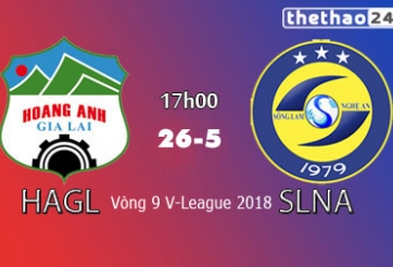 Kết quả HAGL vs SLNA: Tỉ số tối thiểu
