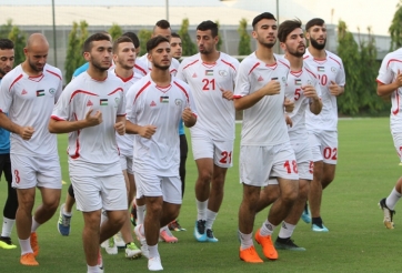 U23 Palestine phô diễn lợi thế trong buổi tập đầu tại Việt Nam
