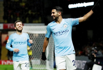 Thắng kịch tính Watford, Man City xây chắc ngôi đầu