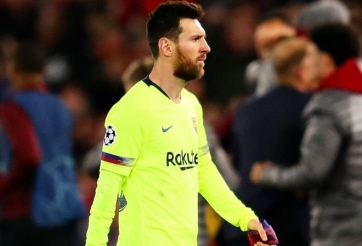 Thống kê tệ hại về Messi trong trận thua đậm Liverpool