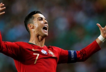 Ronaldo toả sáng, Bồ Đào Nha thắng đậm tại vòng loại EURO 2020