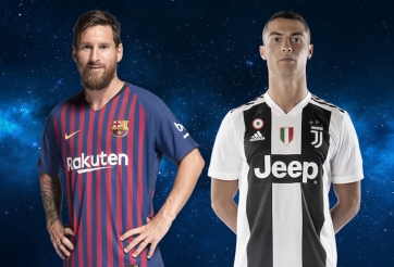 Messi san bằng kỷ lục của Ronaldo, nhưng vẫn thua