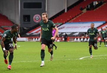 Harry Kane tỏa sáng giúp Tottenham thắng thuyết phục Sheffield