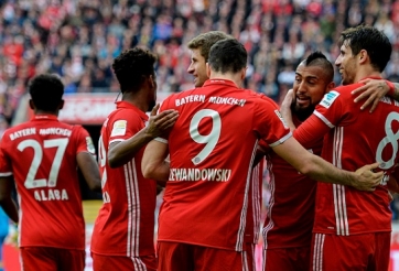 Lịch thi đấu Bundesliga của Bayern Munich mùa 2017/18