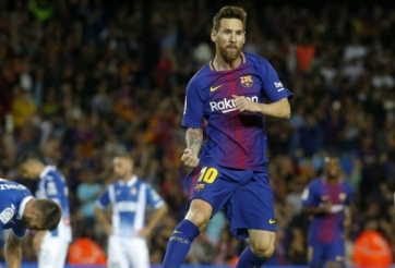 Kết quả bóng đá: Messi lập hat-trick, Barca đại thắng Espanyol