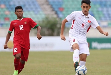 Văn Nam lập cú đúp, U18 Việt Nam thắng dễ U18 Indonesia