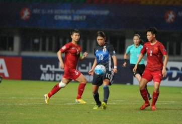 Thua kém đẳng cấp, U19 nữ Việt Nam để thua đậm U19 nữ Nhật Bản