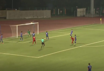 Thủ môn Đài Loan 'bất lực' phản lưới, U19 VN hưởng lợi