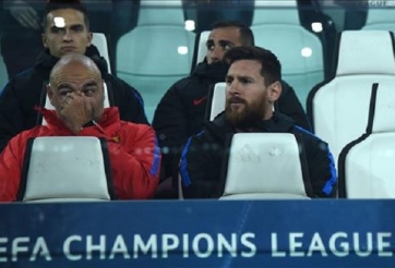 Vì sao Lionel Messi phải ngồi dự bị ở trận gặp Juventus?