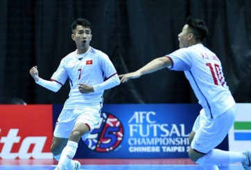 Đánh bại Đài Loan, Futsal Việt Nam chính thức vào tứ kết