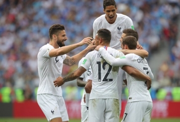 Đánh bại Uruguay, Pháp là đội đầu tiên vào bán kết WC 2018