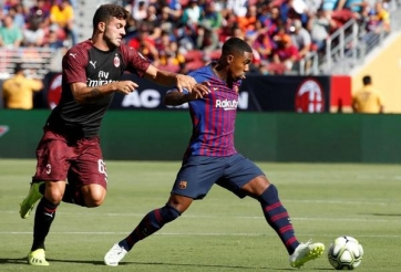 Barcelona thua cay đắng AC Milan ở phút bù giờ