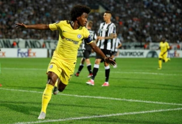Willian nổ súng, Chelsea nhẹ nhàng đánh bại PAOK