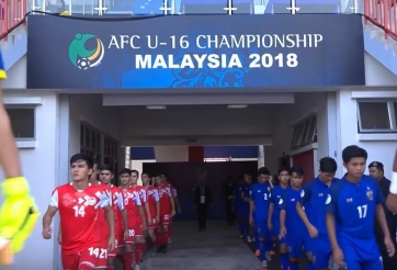 VIDEO bàn thắng U16 Thái Lan 1-2 Tajikistan (U16 Châu Á)