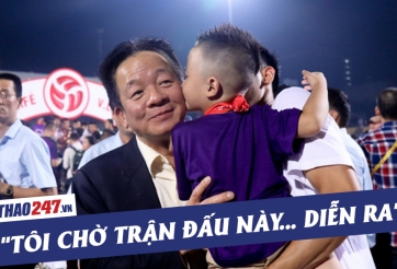 Bầu Hiển: 'Tôi chờ xem derby Hà Nội đấu Thể Công'
