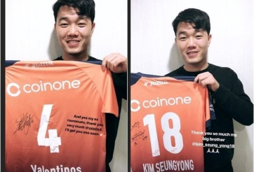 Xuân Trường được tặng quà đặc biệt tại Hàn Quốc