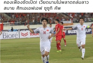 Báo Thái Lan nói gì khi Việt Nam thắng đậm Lào?