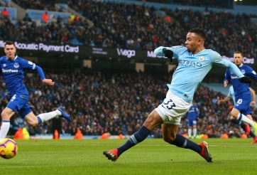 Jesus tỏa sáng, Man City đánh bại Everton