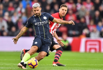 Aguero tỏa sáng, Man City đánh bại Southampton