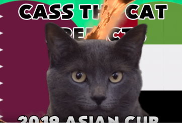 VIDEO: Mèo tiên tri dự đoán kết quả UAE vs Qatar