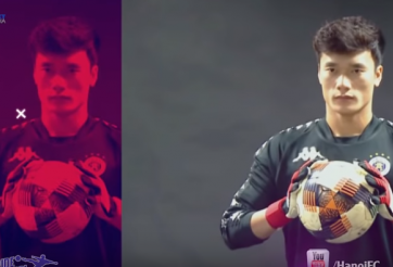 VIDEO: Bùi Tiến Dũng 'cực ngầu' khi ra mắt Hà Nội FC