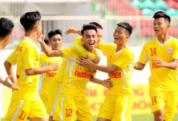 Đánh bại Phú Yên, U19 SLNA đối đầu U19 HAGL tại bán kết